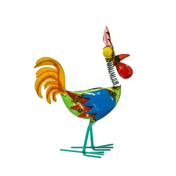 Rustic Arrow Indoor / Outdoor Felipe Rooster Statue Floor Decor - Image 6