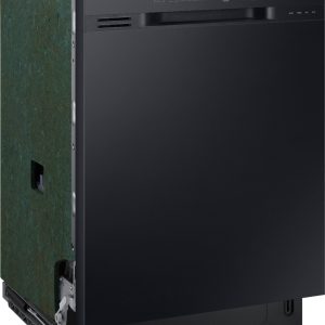 Samsung - 24" Front Control Built-In Dishwasher - Black