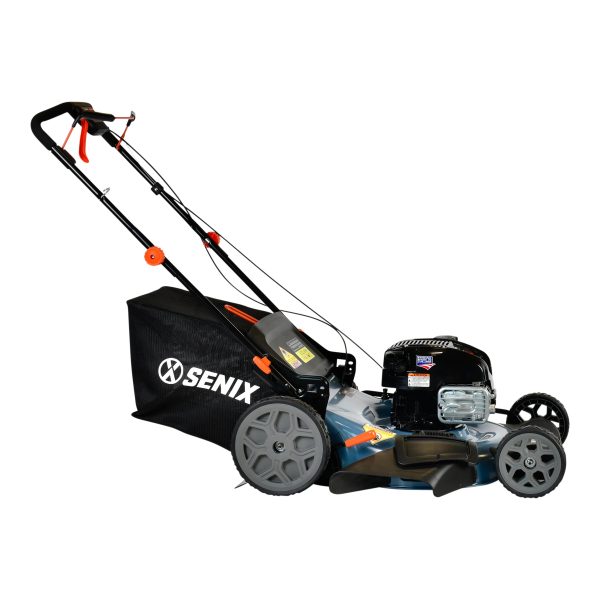 SENIX 22in 163cc 4-Cycle Gas Self-Propelled Mower, 3-in-1, Variable Speed, 11in Rear Wheels, LSSG-H2 - Image 6