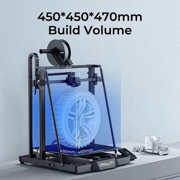 Official Creality CR-M4 FDM 3D Printer with Gift 1KG PETG Filament Sprite Dual-Gear Direct Extruder 300°C Hotend 25-Point CR Touch Auto-Leveling Flexible Fast-Heating Bed 17.71x17.71x18.5in Print Size - Image 2
