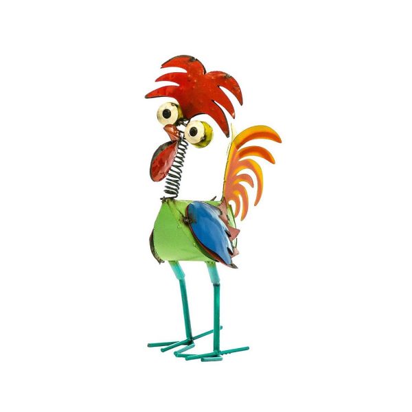 Rustic Arrow Indoor / Outdoor Felipe Rooster Statue Floor Decor