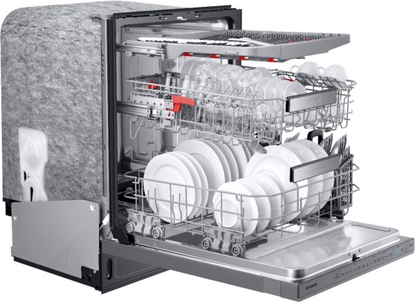 Samsung - Linear Wash 24" Top Control Built-In Dishwasher with AutoRelease Dry, 39 dBA - Stainless steel - Image 9