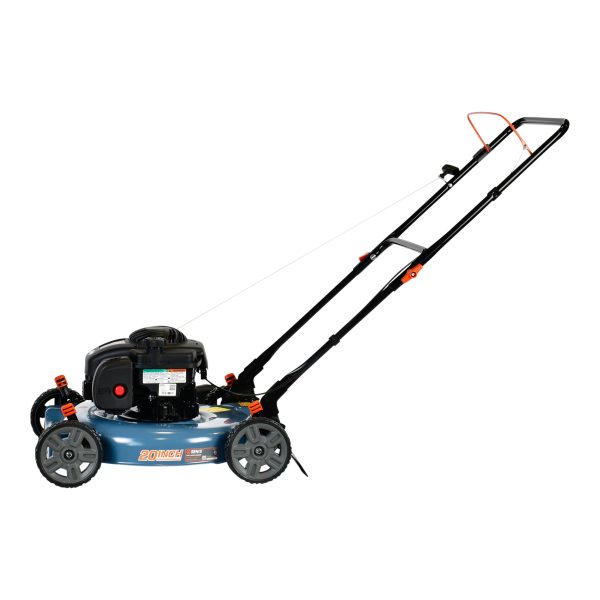 SENIX 20-Inch Gas Lawn Mower, 125 cc 4-Cycle Briggs & Stratton Engine, Push Lawnmower with Side Discharge, 5-Position Height Adjustment, LSPG-L3 - Image 8