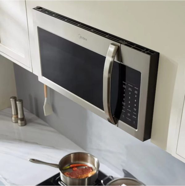 Midea 1.7 Cu. Ft. Stainless Steel Over-the-Range Microwave - Image 3