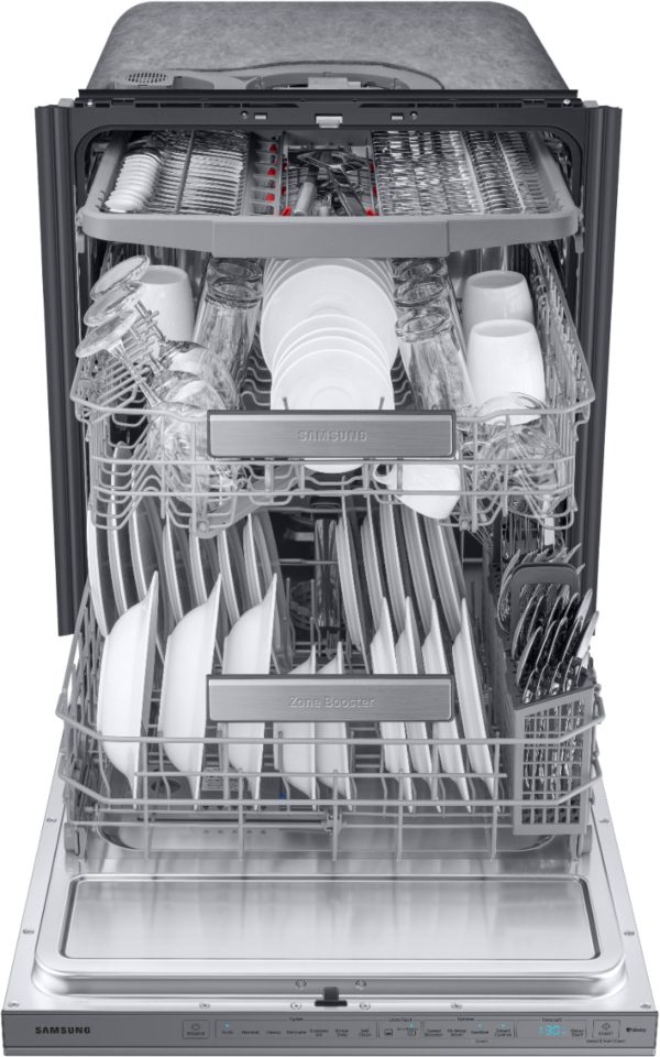 Samsung - Linear Wash 24" Top Control Built-In Dishwasher with AutoRelease Dry, 39 dBA - Stainless steel - Image 20