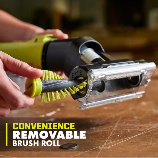 Ryobi One+ 18V Cordless Hand Vacuum With Powered Brush (Tool Only) - Image 6