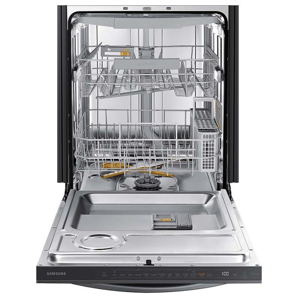 Samsung - Smart 42dBA Dishwasher with StormWash+ and Smart Dry - Black stainless steel - Image 9