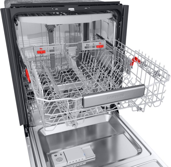 Samsung - Linear Wash 24" Top Control Built-In Dishwasher with AutoRelease Dry, 39 dBA - Tuscan stainless steel - Image 9