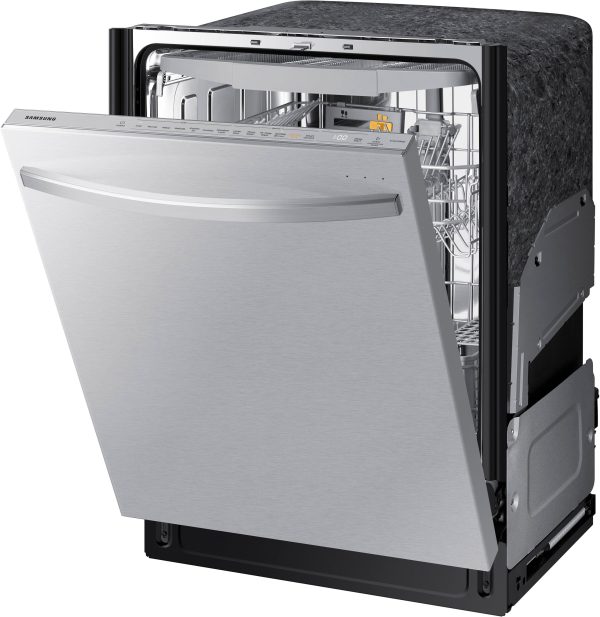 Samsung - Smart 42dBA Dishwasher with StormWash+ and Smart Dry - Stainless steel - Image 3
