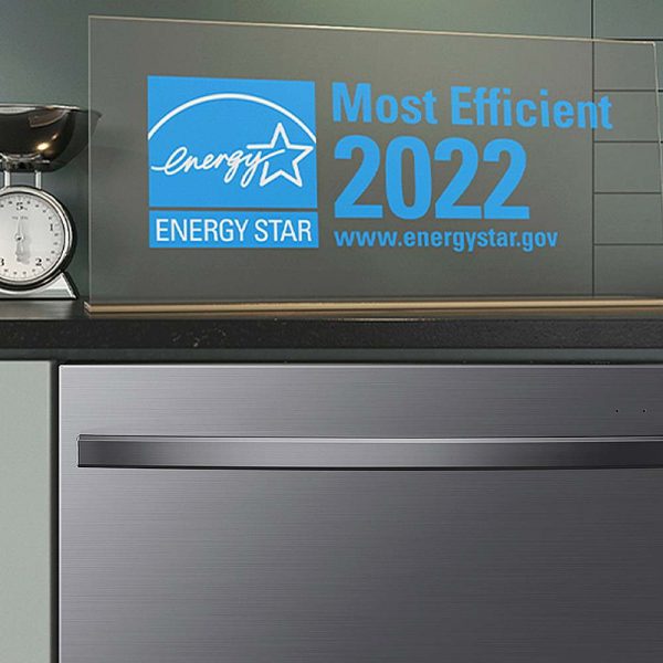 Samsung - Smart 44dBA Dishwasher with StormWash+ - Black stainless steel - Image 3