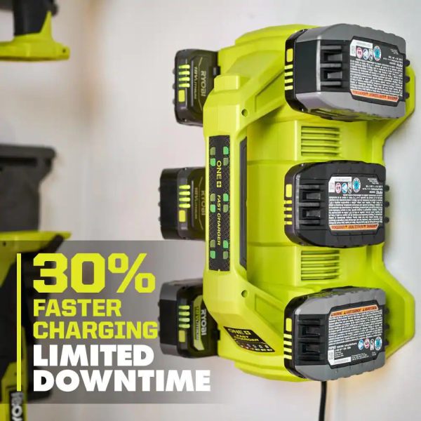 RYOBI PCG006 ONE+ 18V 6-Port Fast Charger - Image 5