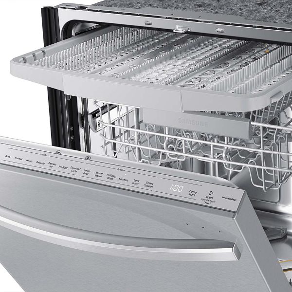 Samsung - Smart 44dBA Dishwasher with StormWash+ - Stainless steel - Image 8