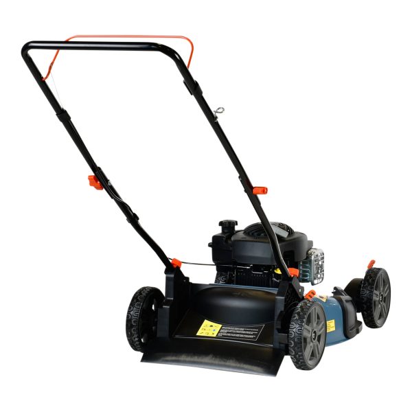 SENIX 21-Inch Push Lawn Mower, 125 cc 4-Cycle Gas Powered, Mulch & Side Discharge, Dual Lever Height Adjustment, LSPG-M3 - Image 6