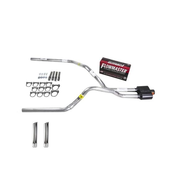 Silverado 88-95 dual exhaust 2.5 pipe Flowmaster Super 10 RW Tip - Image 2