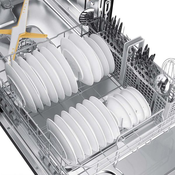 Samsung - Smart 42dBA Dishwasher with StormWash+ and Smart Dry - Black stainless steel - Image 6