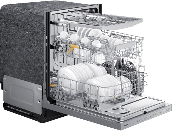 Samsung - Smart 42dBA Dishwasher with StormWash+ and Smart Dry - Stainless steel - Image 6