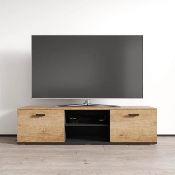 Sabala TV Stand for TVs Up to 65" Orren Ellis Color: Oak - Image 3