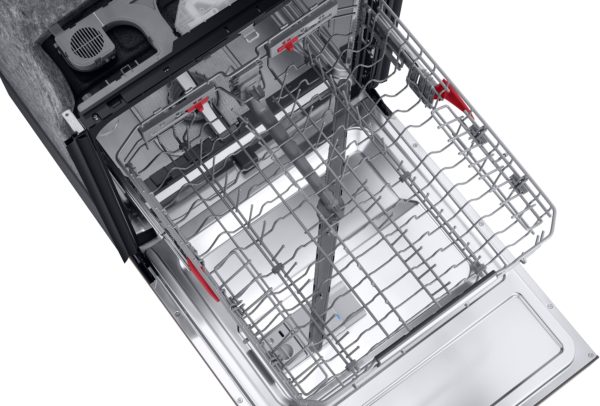 Samsung - Linear Wash 24" Top Control Built-In Dishwasher with AutoRelease Dry, 39 dBA - Tuscan stainless steel - Image 3