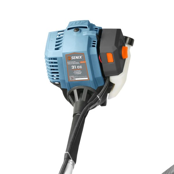SENIX 31 cc 4-Cycle Gas Powered 10-in Brush Cutter/17.7-in Cutting Swatch, Bump Feed, GTBCU4QL-M - Image 4