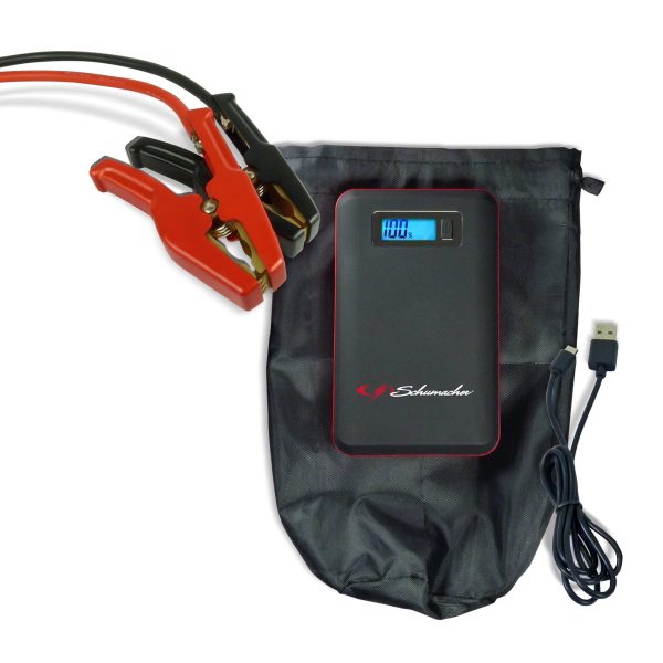 Schumacher Electric Rechargeable Lithium Jump Starter and Power Pack with USB and 12V DC Charging Ports, 600 Amp - Image 3