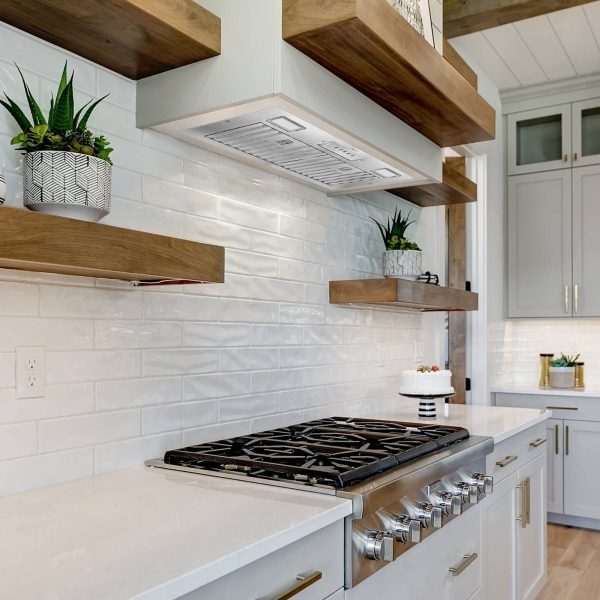 Range Hood Insert 30 Inch, 600 CFM Built-in Kitchen Hood with 3 Speeds, Ultra-Quiet Stainless Steel Ducted Vent Hood Insert with LED Lights and Dishwasher Safe Filters, Warm White - Image 7