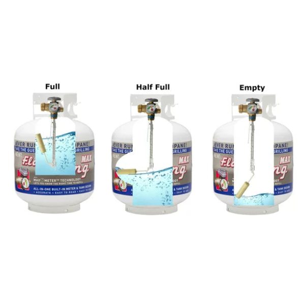 Flameking 20 LB Pound Propane Tank Cylinder With OPD Valve And Built-in Site Gauge - Image 4