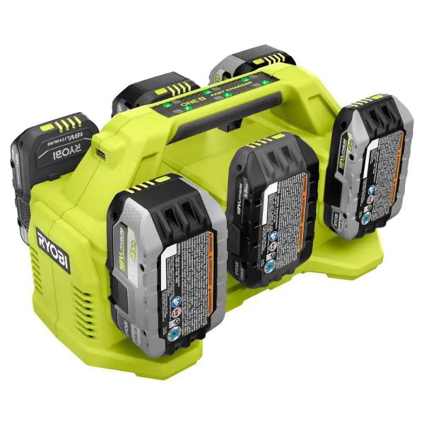 RYOBI PCG006 ONE+ 18V 6-Port Fast Charger - Image 8