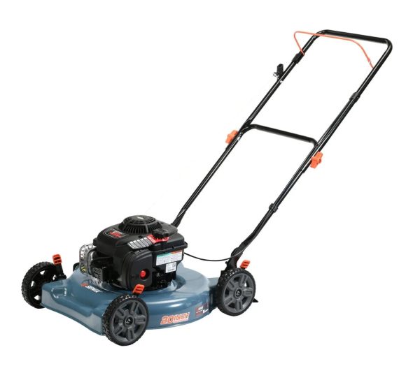 SENIX 20-Inch Gas Lawn Mower, 125 cc 4-Cycle Briggs & Stratton Engine, Push Lawnmower with Side Discharge, 5-Position Height Adjustment, LSPG-L3 - Image 4