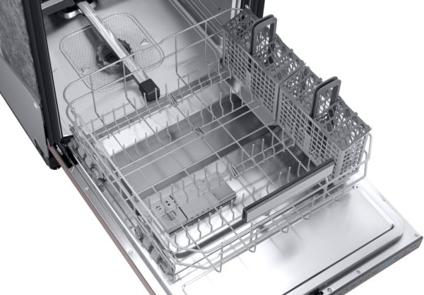 Samsung - Linear Wash 24" Top Control Built-In Dishwasher with AutoRelease Dry, 39 dBA - Tuscan stainless steel - Image 4