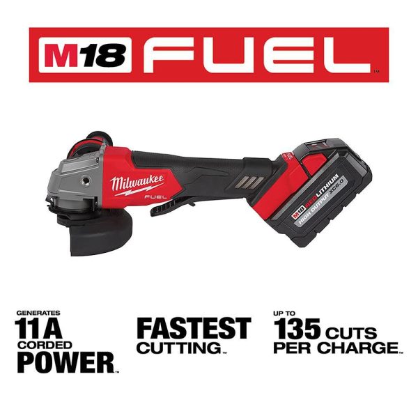 Milwaukee M18 FUEL 4-1/2" / 5" Grinder Paddle Switch No-Lock Kit 2880-22 from Milwaukee - Image 3