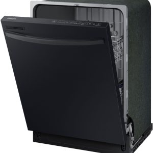 Samsung - 24" Top Control Built-In Dishwasher - Black