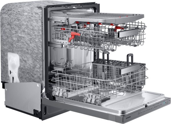 Samsung - Linear Wash 24" Top Control Built-In Dishwasher with AutoRelease Dry, 39 dBA - Stainless steel - Image 8
