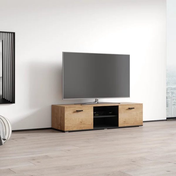 Sabala TV Stand for TVs Up to 65" Orren Ellis Color: Oak - Image 2