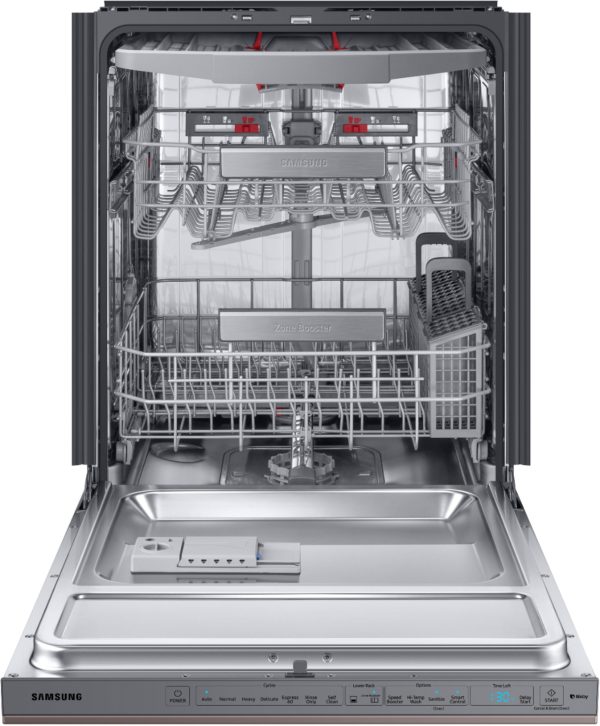 Samsung - Linear Wash 24" Top Control Built-In Dishwasher with AutoRelease Dry, 39 dBA - Tuscan stainless steel - Image 13