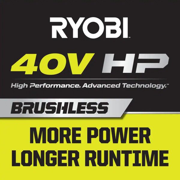 RYOBI RY405010BTL 40V HP Brushless 14 in. Cordless Battery Chainsaw (Tool Only) - Image 2