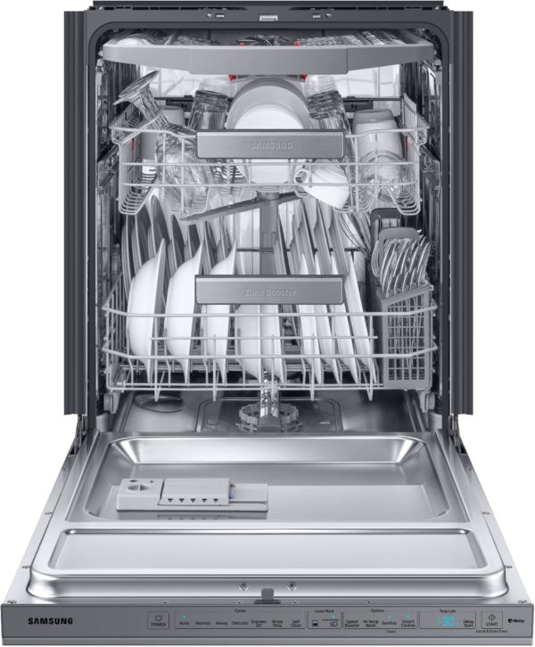Samsung - Linear Wash 24" Top Control Built-In Dishwasher with AutoRelease Dry, 39 dBA - Stainless steel - Image 19