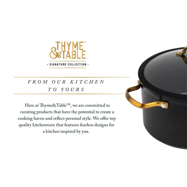 Thyme & Table 32-Piece Cookware & Bakeware Non-Stick Set, Black - Image 6