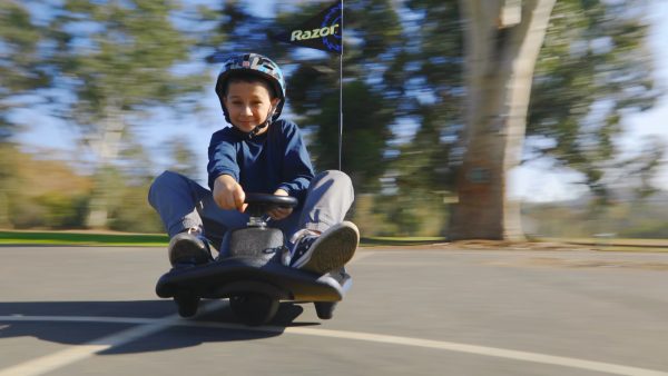 Razor Crazy Cart Shift - Blue, Electric Drifting Go Kart for Kids - 12V Powered Ride-On, Unisex - Image 3