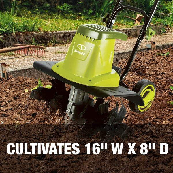 Sun Joe Electric Garden Tiller + Cultivator, 16-inch, 13.5-Amp - Image 4