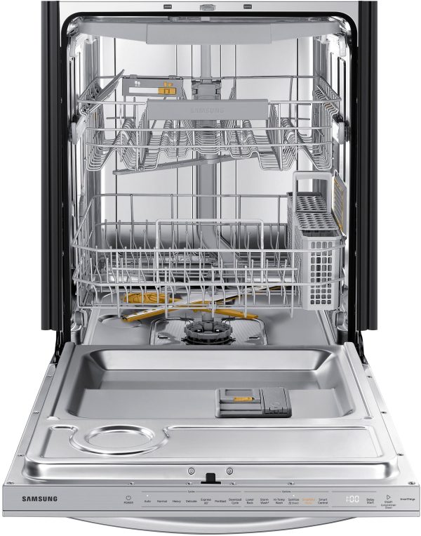 Samsung - Smart 42dBA Dishwasher with StormWash+ and Smart Dry - Stainless steel - Image 4
