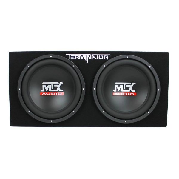 MTX TNE212D 12" 1200W Dual Loaded Subwoofer Box + 1500W Amplifier + Capacitor - Image 3