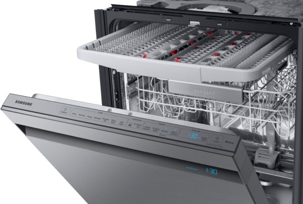 Samsung - Linear Wash 24" Top Control Built-In Dishwasher with AutoRelease Dry, 39 dBA - Stainless steel - Image 17