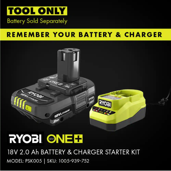 Ryobi One+ 18V Cordless Hand Vacuum With Powered Brush (Tool Only) - Image 8