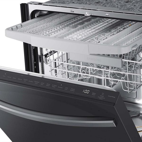 Samsung - Smart 44dBA Dishwasher with StormWash+ - Black stainless steel - Image 7