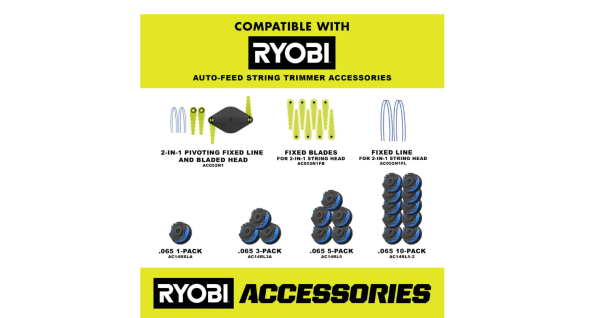 RYOBI P2030 ONE+ 18V 10 in. Cordless Battery String Trimmer and Edger with 1.5 Ah Battery and Charger - Image 10