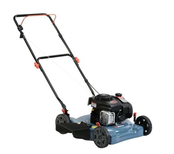 SENIX 20-Inch Gas Lawn Mower, 125 cc 4-Cycle Briggs & Stratton Engine, Push Lawnmower with Side Discharge, 5-Position Height Adjustment, LSPG-L3 - Image 9