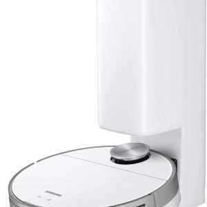 Samsung - Jet Bot+ Robot Vacuum with Clean Station - White