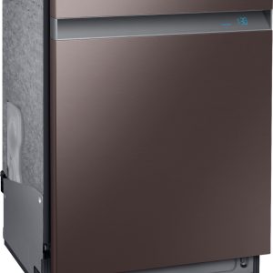 Samsung - Linear Wash 24" Top Control Built-In Dishwasher with AutoRelease Dry, 39 dBA - Tuscan stainless steel