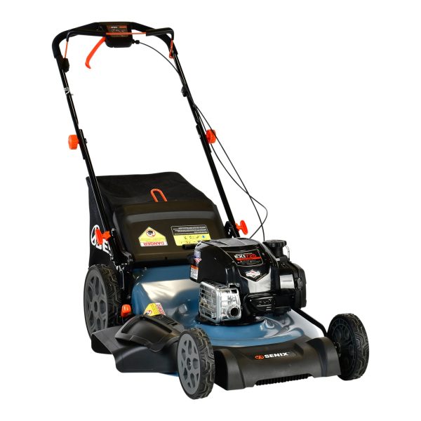 SENIX 22in 163cc 4-Cycle Gas Self-Propelled Mower, 3-in-1, Variable Speed, 11in Rear Wheels, LSSG-H2 - Image 4